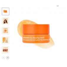 The Face Shop Vitamin Korean Lip Sleeping Mask for Dark, Dry, Pigmented Lips - Orange (Vitamin C)
