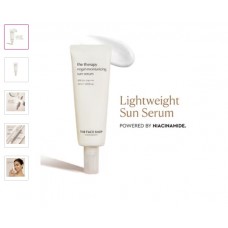 The Face Shop Vegan Korean Sunscreen Serum SPF 50+ PA++++ with Niacinamide & No White Cast