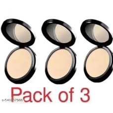 Premium quality compact face powder natural (Pack of 3)