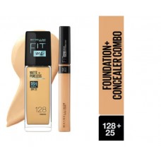 Maybelline New York Fit Me Foundation 128 Warm Nude