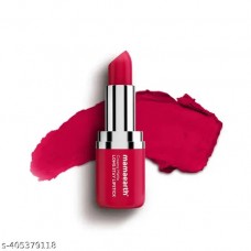 Creamy Matte Long Stay Lipstick with Murumuru Butter and Vitamin E for 8-Hour Long Stay (Flakeproof & Non-Drying | Intense Color Payoff) Pink Rose - 4.2g