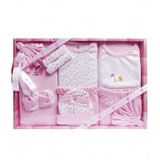 Unisex Kids Cotton Solid Clothing Set