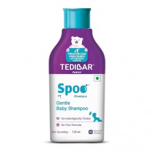 Spoo No-Tear Formula baby shampoo from Tedibar Family | Gentle on Scalp | No. 1 Pediatrician Prescribed * 125ml - By Torrent Pharma