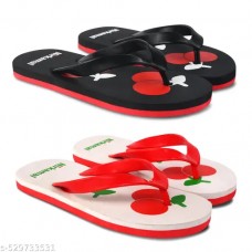 Kids Unisex Boys/Girls Hawai chappal Flip-Flops combo pack of 2