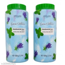 Oriflame Sweden Love Nature Fragranced Talc Cooling Delight (2 PC)