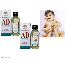 OIL MADSPON 100ML Baby mass age oil with natural source of vitamin A, D, E & Olive Pack of 2