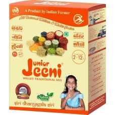 JEENI JUNIOR MILLET TRADITIONAL MIX and multi grains | Junior All Natural Multigrain | Organic and Natural Product (500 grams) (Pack of 1)