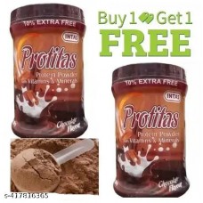 PROTITAS Protein powder with vitamins, minerals For Energy, Strength, Immunity, Muscle Growth, Mass gain Protein Blends For all age Family members (CHOCOLATE, 220gm) (pack of 2)