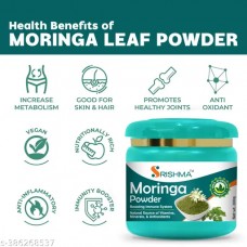 100% Organic Moringa Powder - Moringa Oleifera - USDA Certified (200 g)