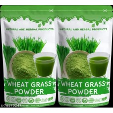Wheatgrass Powder For Teeth |Hair Care | Eating | Drink | Diabetes | Immunity Booster - 100Gram(Pack of 2)