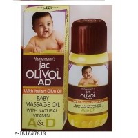 Jac Olivol AD Baby Massage Oil With Natural Vitamin A&D [ With Italian Olive Oil ] [ 200ml~Pack Of 2*100ml 